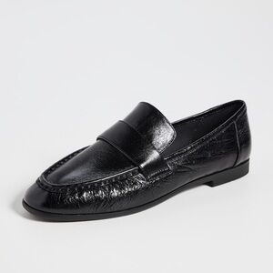 Elegant Black Leather Loafers